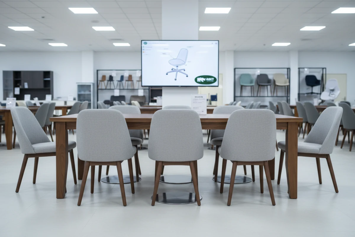Terugkeernauwkeurigheid swivel mechanisme gecontroleerd aan de eettafel