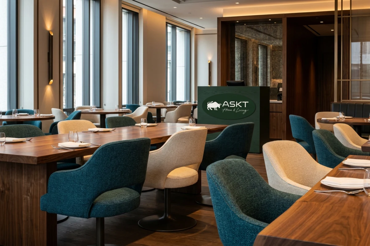 Inkoop draaibare eetstoelen voor retail en hospitality projectinrichting