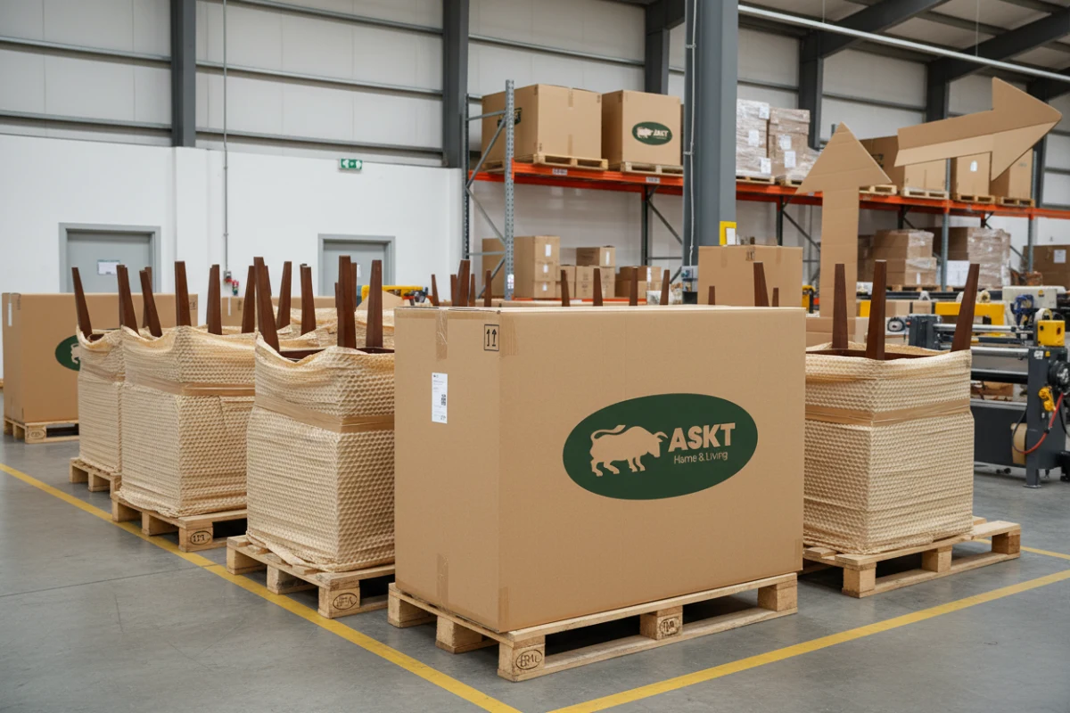 Knock-down KD structures and sustainable packaging for commercial dining chairs wholesale