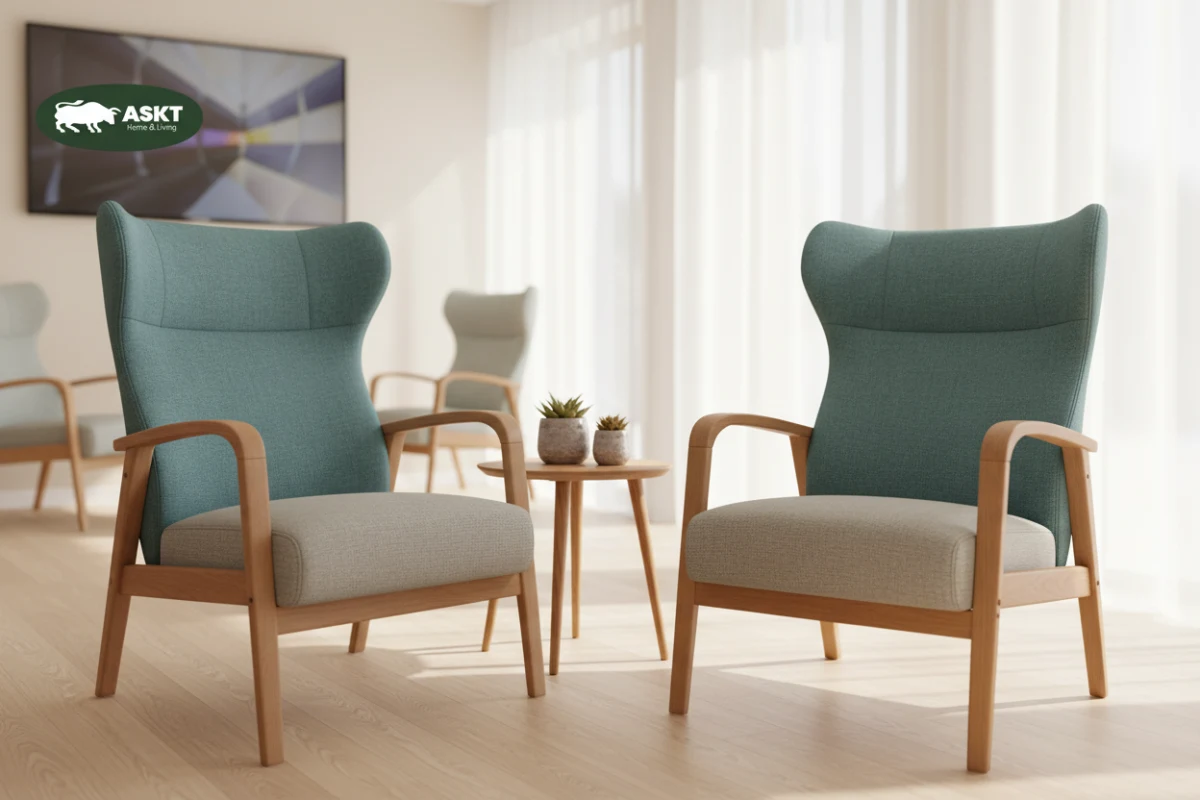 Comfortable contract healthcare seating with pocket spring support