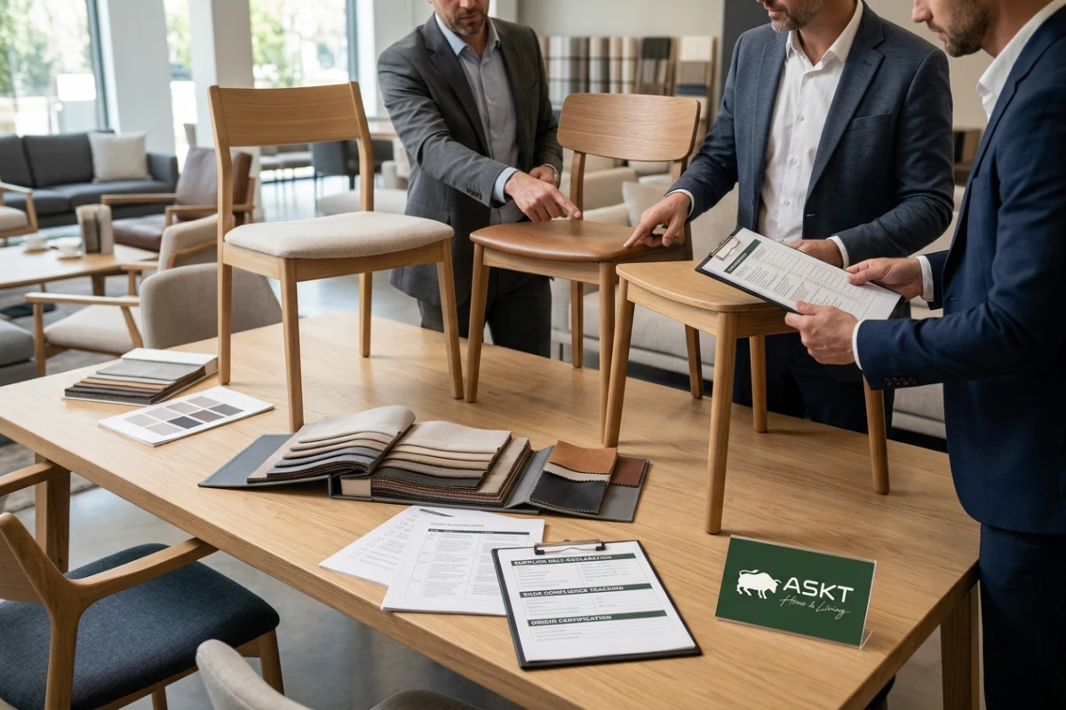 Supplier documentation for EUDR evaluation checklist for furniture wholesale buyers