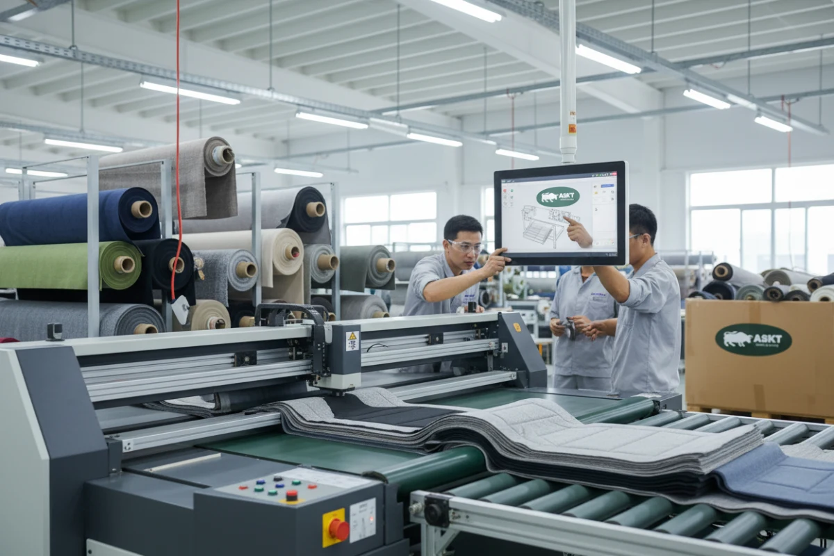 High-capacity factory production at an easy clean upholstery fabric wholesale provider
