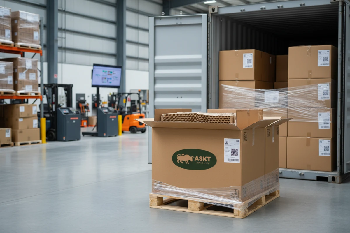 Optimised packaging and container loading preparation for export