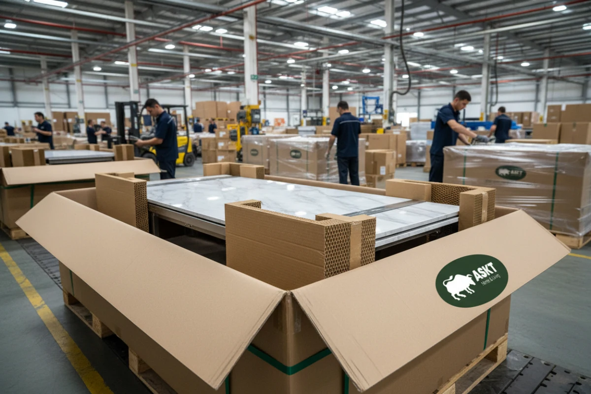Honeycomb packaging protection for B2B furniture quality control China